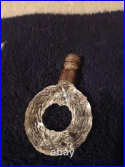 Aladdin lamp wreath finial in crystal clear