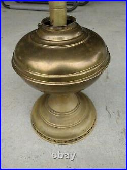 Aladdin model #2 brass kerosene oil table lamp