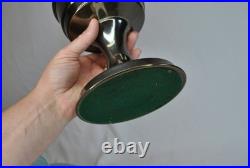 Aladdin oil lamp with 10 inch pale blue glass top piece