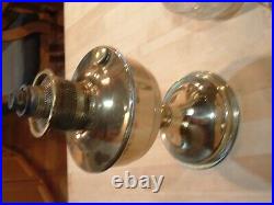 Aladdin vintage oil lamps with spare parts