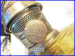 Aladdinamber 109 Cathedral Oil Lamp