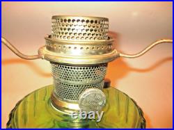 Aladdinb-102 Green Crystalcorinthian & 14 Tripod 1935-1936