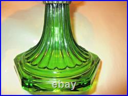 Aladdinb-102 Green Crystalcorinthian & 14 Tripod 1935-1936