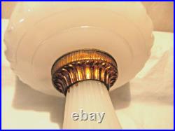 Aladdinb-114 White Moonstone Corinthian Oil Lamp