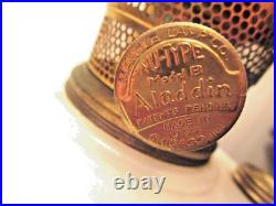 Aladdinb-85 White Moonstone Quilt Oil Lamp1937