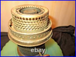 Aladdinb-86 Green Moonstone Quilt Oil Lamp