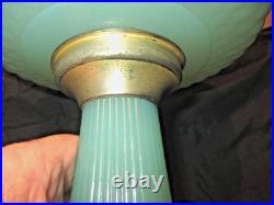 Aladdinb-86 Green Moonstone Quilt Oil Lamp