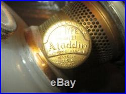 Aladdinwhite Moonstone Corinthian Oil Lamp1935-1936