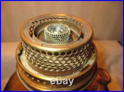 Amber Aladdin B-82 Beehive Oil Lamp