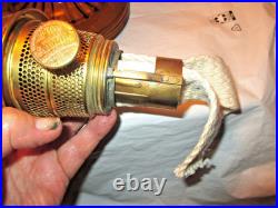 Amber Aladdin B-82 Beehive Oil Lamp