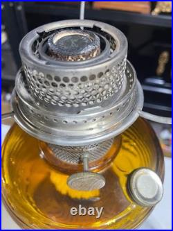 Amber Aladdin B-82 Beehive Oil Lamp Model B Burner No. 6 Gen