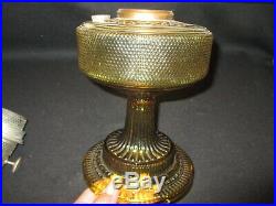 Amber Aladdin Colonial Oil Lamp1933