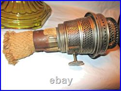 Amber Aladdin Corinthian Oil Lamp