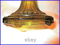Amber Aladdin Corinthian Oil Lamp