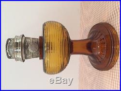 Amber Beehive Aladdin Lamp Model B82D NU TYPE Burner