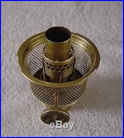 An OUTSTANDING example of the Aladdin Model 8 Kerosene Oil Brass Mantle Lamp