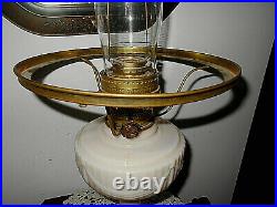 Ant/vtg Aladdin Pink Alacite Lincoln Drape Kerosene/oil Lamp#23 Burner