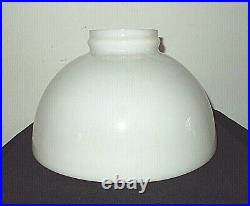 Ant/vtg Coleman 10? Opal Glass Oil/kerosene Lamp Shade
