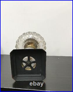 Antique 1880s Glass Aladdin Kerosene Lamp Traditional Rare Vintage Oil Lantern