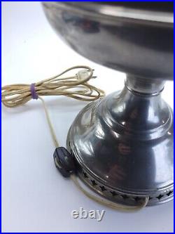 Antique 1904 Aladdin Rayo Nickel Perfection Oil Kerosene Lamp Spider Leg Holder