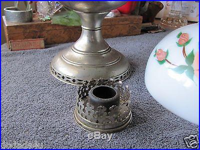 Antique 1913 Mantle Lamp Co. Aladdin # 5 Kerosene Oil Lamp Lox On Burnner