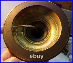 Antique 1915-1916 ALADDIN Model No 6 BRASS Oil Lamp ELECTRIFIED Works