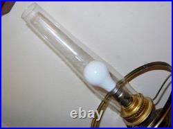 Antique 1915 Aladdin Kerosene Oil Lamp #6 Glass Heelless Chimney 9 Panel Shade