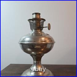 Antique 1915 Aladdin Model 6 Nickel Kerosene Lamp Chicago Mesh Basket Upgrade