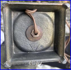 Antique 1920s DAV ART Deco New York PORCELAIN Table Lamp FIGURAL SIGNED WORKS