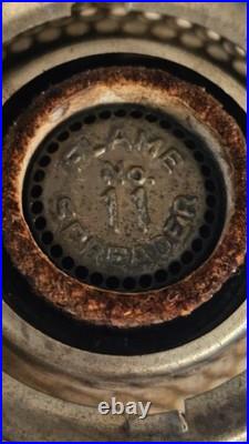 Antique 1922-1928 Aladdin Model 11 Lamp W Shade & Chimney Stunning