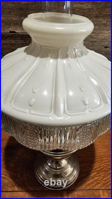 Antique 1922-1928 Aladdin Model 11 Lamp W Shade & Chimney Stunning