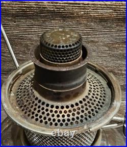 Antique 1922-1928 Aladdin Model 11 Lamp W Shade & Chimney Stunning