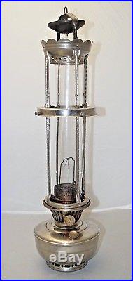 Antique 1928 1935 Aladdin Model 12 Oil Kerosene Hanging Lamp With Flame Spreader