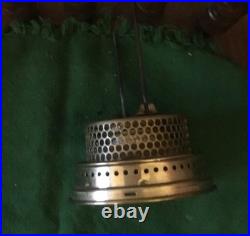 Antique 1928-30's AladdinOil ModelB Silver Finish/ Wall Mount Extra Parts/Read