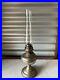 Antique 1930'a Aladdin Model 12 Oil Lamp with Glass Chimney