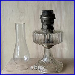 Antique 1936 Aladdin B-103 Corinthian Clear Beta Crystal Oil Lamp