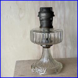 Antique 1936 Aladdin B-103 Corinthian Clear Beta Crystal Oil Lamp