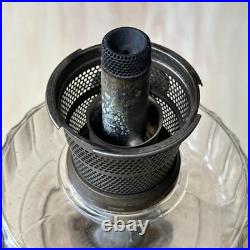 Antique 1936 Aladdin B-103 Corinthian Clear Beta Crystal Oil Lamp