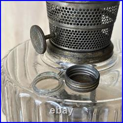 Antique 1936 Aladdin B-103 Corinthian Clear Beta Crystal Oil Lamp