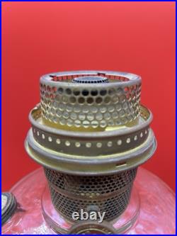 Antique 1937 Aladdin Clear Beehive Oil Lamp Mantle Lamp w Shade