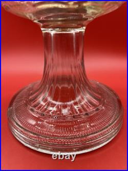 Antique 1937 Aladdin Clear Beehive Oil Lamp Mantle Lamp w Shade