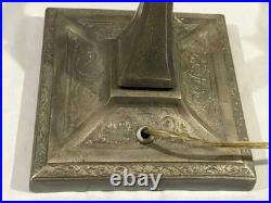 Antique ALADDIN BANKERS LAMP BASE ONLY WORKS