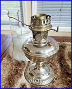 Antique ALADDIN Kerosene Oil Table Lamp Model No. 11 Original