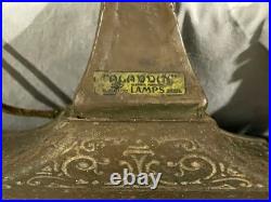 Antique ALADDIN LAMP CO MUNCIE IND. BANKERS LAMP FOR RESTORATION