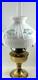 Antique ALADDIN Model 25 Oil Lamp with Beautiful Hand Painted Shade Artist Signed
