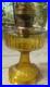 Antique ALADDIN Model-B Corinthian AMBER GLASS Oil-Kerosene Lamp 1930s LTS021