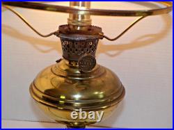 Antique, ALADDIN by MANTLE lamp co, brass, oil/kerosene lamp. Model #5 Rewired