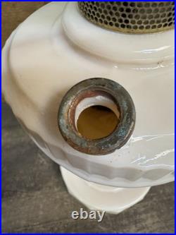 Antique Alacite Aladdin Oil Lamp