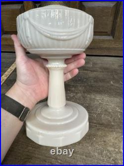 Antique Alacite Aladdin Oil Lamp