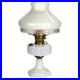 Antique Alacite Glass Lincoln Drape Electrified Aladdin Kerosene Lamp c1920